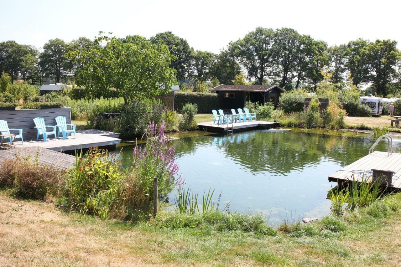 B&B Pipowagen "De Luxe" Op Wellness Camping En B&B Meddo Exterior foto